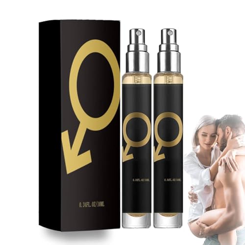 Eau de Parfum für Männer, langanhaltendes Duftöl mit intensiver Note, elegante Flasche, ideal für jeden Anlass, 10 ml (2Stk) von Generisch