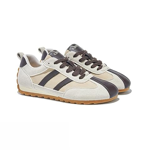 Echtes Leder Retro Schuhe Kinder Schuhe Flachsohlen Sportschuhe Freizeitschuhe (Kachi,36) von Generisch