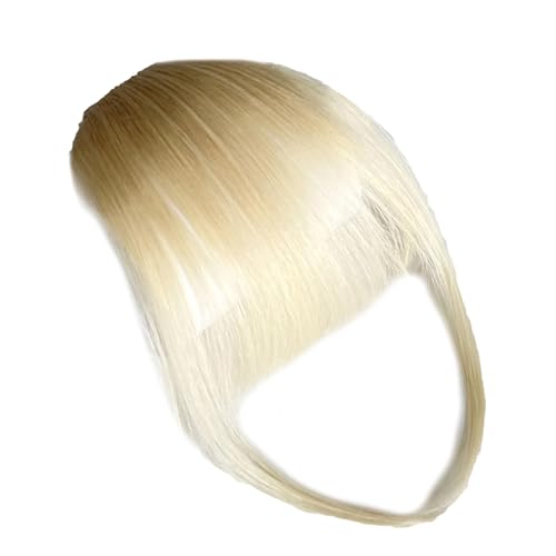 Echthaar-Pony-Clip,Wispy Bangs-Haarspange - Clip-In-Stirn-Pony für Damen mit menschlichem Pony,Fotografie Dating deckt schütteres Haar ab Tägliche Haarteile für Schwestern, Freundin Echthaar-Pony-Clip,Wispy Bangs-Haarspange - Clip-In-Stirn-Pony für Damen mit menschlichem Pony,Fotografie Dating deckt schütteres Haar ab Tägliche Haarteile für Schwestern, Freundin von Generisch