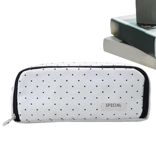 Einfache Federmappe | Schreibwarentasche für Schüler - Weicher Kosmetik Organizer Beutel für Stifte Schere Lineal Radiergummi Büro Schule Reise von Generisch
