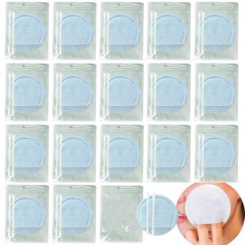 Einweg-Make-up-Entferner-Pads mit Wattestäbchen, einzeln verpackt, mit Wattestäbchen, tragbare Reise-Make-up-Wattepads, Gesicht, Lippen, Augen, Make-up-Entfernung, Reinigung während Reisen und im Einweg-Make-up-Entferner-Pads mit Wattestäbchen, einzeln verpackt, mit Wattestäbchen, tragbare Reise-Make-up-Wattepads, Gesicht, Lippen, Augen, Make-up-Entfernung, Reinigung während Reisen und im von Generisch