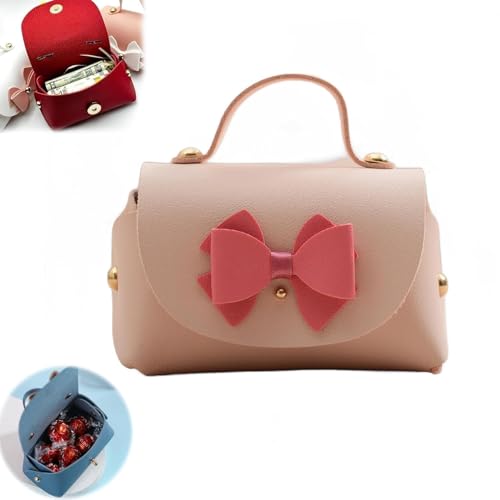 Einzigartige Überraschungs-Geldgeschenk-Minitüte, Weihnachts-Geldhalter für Bargeldgeschenk, Überraschungsgeschenke Bargeld-Bonbontüten (Rosa) von Generisch