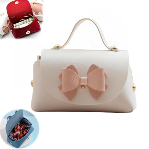 Einzigartige Überraschungs-Geldgeschenk-Minitüte, Weihnachts-Geldhalter für Bargeldgeschenk, Überraschungsgeschenke Bargeld-Bonbontüten (Weiß) von Generisch