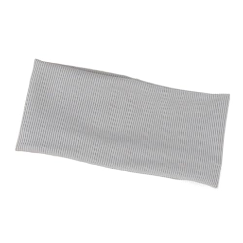 Elastische, einfarbige Haarbänder für Damen und Herren, Haarband, Mädchen, Stirnband, Zubehör (hellgrau) von Generisch