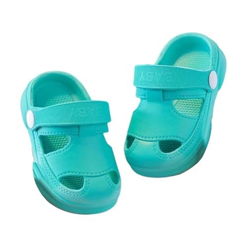 Elefanten Hausschuhe Kleinkinder, weich, bequem, geschlossene Zehenpartie, lässige Slipper für drinnen draußen, für den Alltag Sandalen Jungen 26 (Green, 6-9 Months) von Generisch