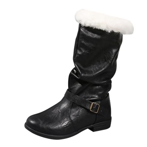 Elegant Keilabsatz Spitze Weitschaftstiefel Bequem Thermo Gefüttert Kniehohetiefel Winter Rutschfest Wasserdicht Westernstiefel Mode Breite Fuße Metallschnalle Ohne Schnürsenkel Boots Elegant Keilabsatz Spitze Weitschaftstiefel Bequem Thermo Gefüttert Kniehohetiefel Winter Rutschfest Wasserdicht Westernstiefel Mode Breite Fuße Metallschnalle Ohne Schnürsenkel Boots von Generisch