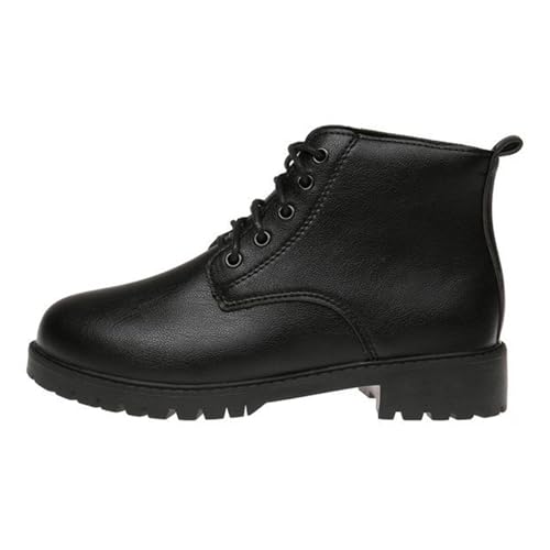 Elegant Spitze Keilabsatz Stiefeletten Bequem Gefüttert rutschfest Stiefel Freizeit Dicke Breite Fuße Boots Minimalistisch Slip on Cowboystiefel von Generisch