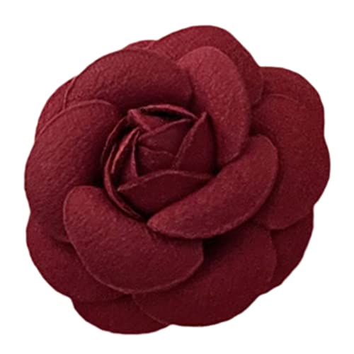 Elegante Blumen-Brosche für Damen, Hochzeitsabzeichen, Schmuck, Haarspangen für Kleid, Hut, Hemd, Anstecknadel von Generisch