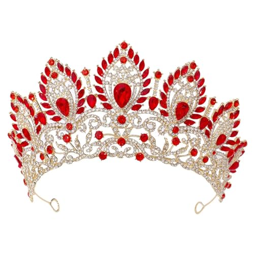 Elegante Braut-Tiara, Haarschmuck für Hochzeit, Abschlussball, Geburtstag, Kopfschmuck, Tiaras, Kristall von Generisch
