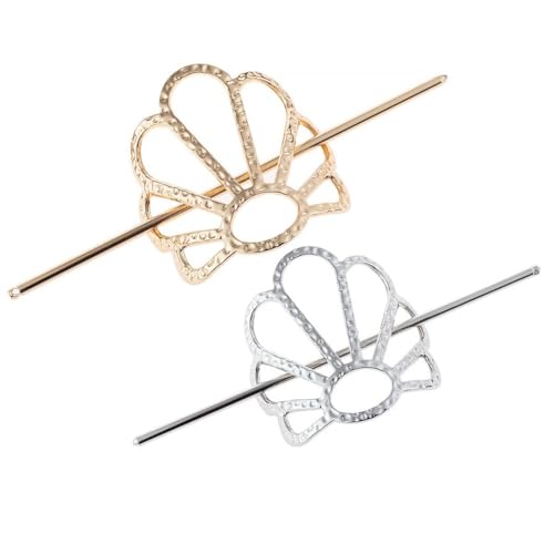 Elegante Haarspangen für Damen, Legierung, 2 Sets, Schiebenadel, Haarmanschette für anspruchsvolles Styling von Generisch