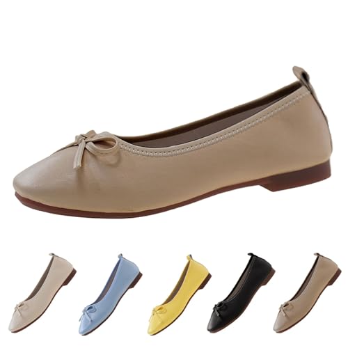 Elegante Schuhe Damen Sommer Lack Balerinaschuhe Flach Damenschuhe Geschlossene Ballerinas Schleife Mokassin Runde Zehe Klasssische Loafers Slip On Schuhe Stylisch Einfarbig Wanderschuhe Halbschuhe Elegante Schuhe Damen Sommer Lack Balerinaschuhe Flach Damenschuhe Geschlossene Ballerinas Schleife Mokassin Runde Zehe Klasssische Loafers Slip On Schuhe Stylisch Einfarbig Wanderschuhe Halbschuhe von Generisch