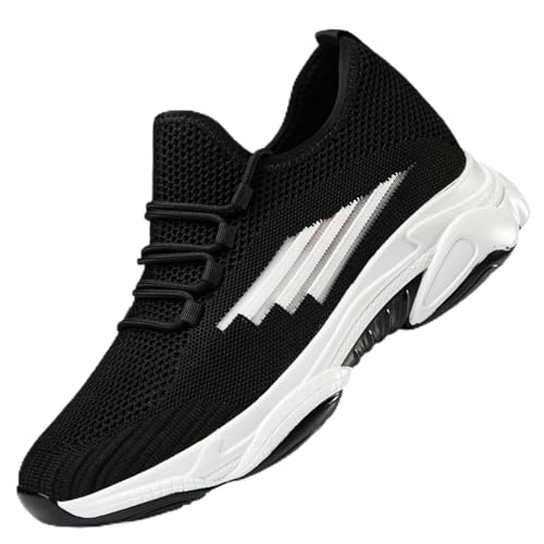 Elevate Schuhe Herren 6/8/10 cm Shoes Unisex Höhenverstellbare Aufzug Schuhe Unsichtbare Heben Höhere Shoes Plateau Casual Mesh Walking Sneakers Breathable Sportschuhe von Generisch