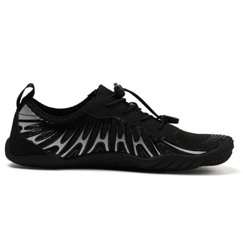 Elevate Schuhe Herren Lässige Offroad Freizeitschuhe Flach rutschfest Barfußschuhe Weiche Sohle Freizeitschuhe Atmungsaktive Sport Fußball Athletics Trainingsschuhe Herren Damen Unisex Komfort Schuhe von Generisch