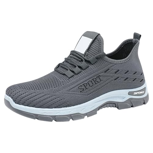 Elevate Shoes Herren, Sneaker Herren Schwarz 44 Orthopädische Wearbreeze Turnschuhe Freizeit Leicht Golfschuhe Stretch Mesh Basketball Schnell Trocknend Laufschuhe Einfarbig Sportschuhe Outdoor 1 von Generisch