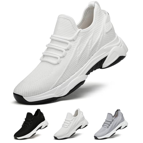 Elevate Shoes Herren Atmungsaktive Orthopädische Schuhe Aufzug Laufschuhe Golfschuhe Die Größer Machen Running Walking Sneaker Trainingsschuhe Elevateshoes mit Erhöhung 10/8/6cm von Generisch