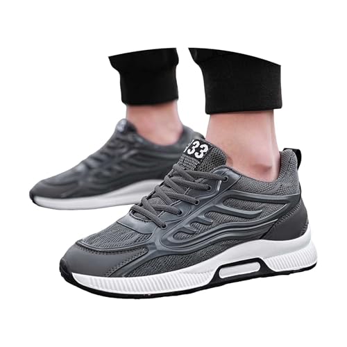 Elevate Shoes Herren Unisex Walking Mesh Freizeitschuhe Leichte Elevator Schuhe Unsichtbare Höhenverstellbare Elevateshoes Modische Casual Halbschuhe Straßenlaufschuhe von Generisch