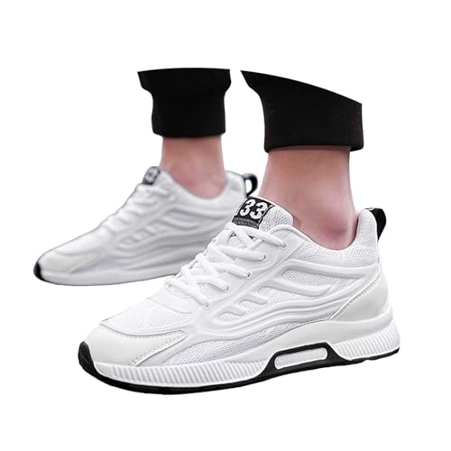 Elevate Shoes Herren Unisex Walking Mesh Freizeitschuhe Leichte Elevator Schuhe Unsichtbare Höhenverstellbare Elevateshoes Modische Casual Halbschuhe Straßenlaufschuhe von Generisch