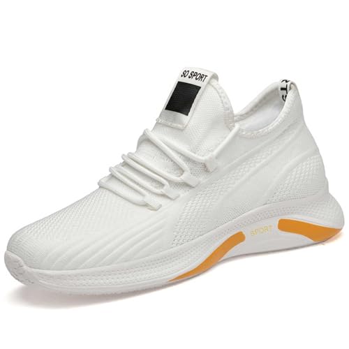 Elevate Shoes Herren Unisex Walking Mesh Freizeitschuhe Leichte Elevator Schuhe Unsichtbare Höhenverstellbare Elevateshoes Modische Herrenschuhe Casual Halbschuhe Straßenlaufschuhe von Generisch