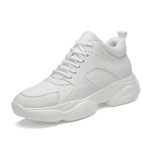 Elevate Shoes Herren rutschfest Leicht Walkingschuhe Bequeme Freizeitschuhe Sportlich Stoffschuhe Straßenlaufschuhe Elegant Weite Breit Trekkingschuhe Halbschuhe von Generisch