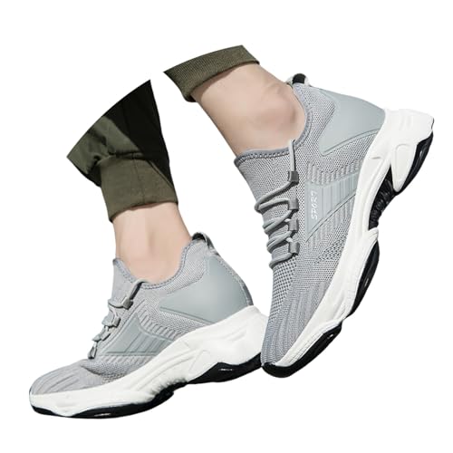 Elevate Shoes Herren rutschfest Sportschuhe Leicht Walkingschuhe Bequeme Freizeitschuhe Sportlich Straßenlaufschuhe Elegant Weite Breit Trekkingschuhe Halbschuhe von Generisch