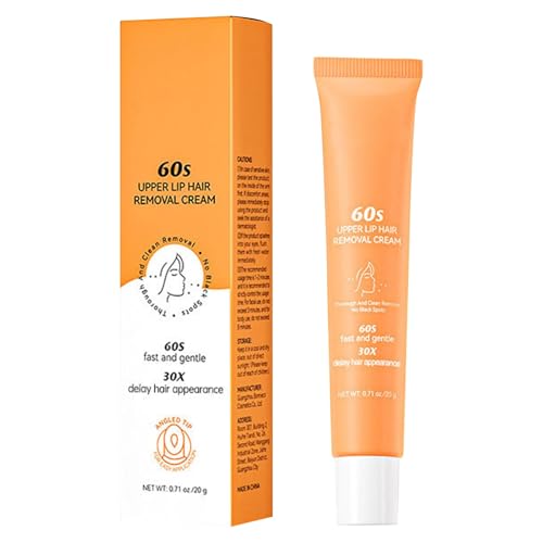 Enthaarungscreme Für Gesicht,Gesichtshaarentferner Für Frauen,Körper Haarentfernungscreme,Sanfte Oberlippen Haarentfernungs Creme,Schmerzfreie Gesichtshaarentferner Damen(20g) von Generisch