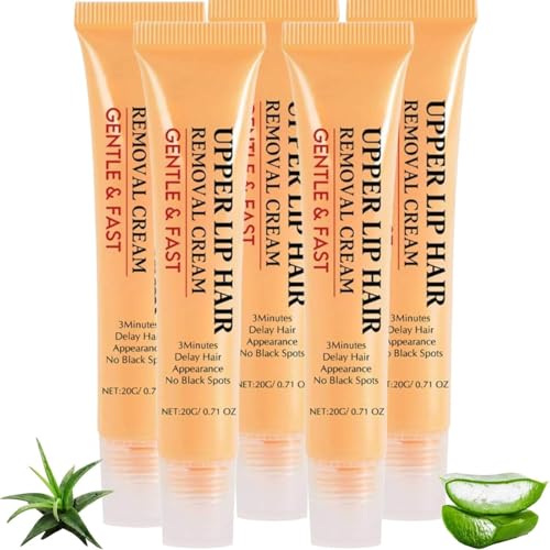 Enthaarungscreme Gesicht,Gesichtshaarentfernung Creme,Haarentfernung Gesicht Damen,Haar Entfernungs Creme,Sanfte Beruhigende Enthaarungscreme, für Face und Körper (5) von Generisch