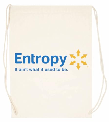 Entropy It Aint What It Used Unisex Beige Sporttasche String Sack von Generisch