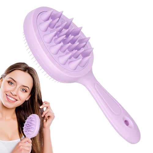Entwirrender Massagekamm, Kopfhautmassagegerät, Shampoo-Bürste, doppelseitiger Entwirrungskamm mit ergonomischem Griff, für Sportler, Damen, Teenager, Männer, , Jugendliche Entwirrender Massagekamm, Kopfhautmassagegerät, Shampoo-Bürste, doppelseitiger Entwirrungskamm mit ergonomischem Griff, für Sportler, Damen, Teenager, Männer, , Jugendliche von Generisch