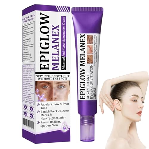 Epiglow Melanex Advanced Anti Hyperpigmentation Cream, 20g natürliche Hyperpigmentierung Behandlung Gesichtscreme, dunkle Flecken Entferner Creme für Gesicht, Anti-Aging-Gesichtscreme für Frauen Epiglow Melanex Advanced Anti Hyperpigmentation Cream, 20g natürliche Hyperpigmentierung Behandlung Gesichtscreme, dunkle Flecken Entferner Creme für Gesicht, Anti-Aging-Gesichtscreme für Frauen von Generisch