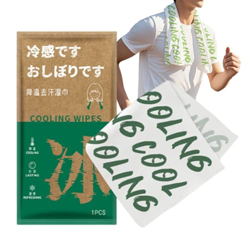 Erfrischende Wischtücher Für Heißes Wetter - Körperstücher Aus Dem Fitnessstudio - Handtücher Format Reiseformat Nach Sport Für Camping -Radfahrer Und Außenfitnesspraxen von Generisch