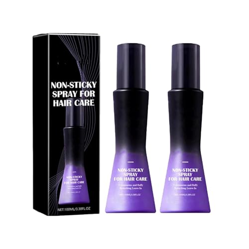 Erfrischendes, VoluminöSes, Nicht Klebendes Leave-In-Spray FüR Haar, Nicht Klebendes Spray zur Haarpflege, Flauschiges, Volumengebendes Haarspray, Leave-in-Volumenspray Zur Haarpflege, 100 Ml (2PCS) von Generisch
