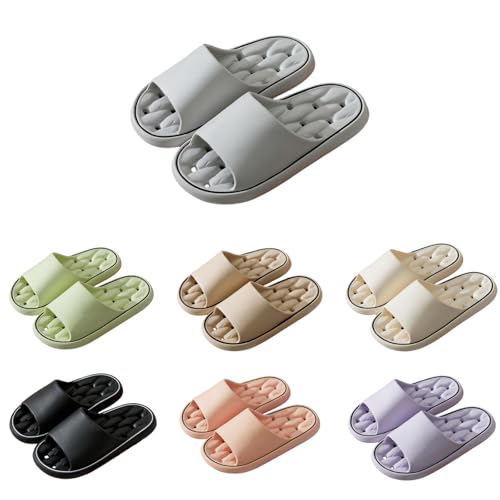 Ergonomische Wolkenschuhe Damen Herren Ultraweiche Schnelltrocknende Bequem Super Weich Rutschfest Badeschuhe Slippers Leicht Memory‑Foam Slipper mit Rutschfester Sohle Hausschuhe von Generisch