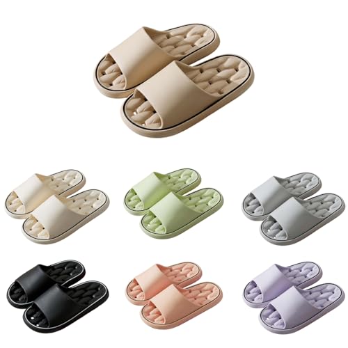 Ergonomische Wolkenschuhe Damen Herren Ultraweiche Schnelltrocknende Bequem Super Weich rutschfest Badeschuhe Slippers Leicht Memory‑Foam Slipper mit Rutschfester Sohle Hausschuhe von Generisch