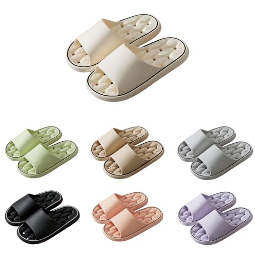 Ergonomische Wolkenschuhe Damen Herren Ultraweiche Schnelltrocknende Bequem Super Weich Rutschfest Badeschuhe Slippers Leicht Memory‑Foam Slipper mit Rutschfester Sohle Hausschuhe von Generisch