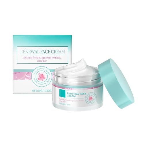 Erneuerung der Gesichtscreme für dunkle Flecken und Flüssigkeitszufuhr, 50 g - hellen Haut, reduzieren Poren, sanfte nicht reizende Feuchtigkeitscreme -Gesichtscreme für Frauen,1pc von Generisch