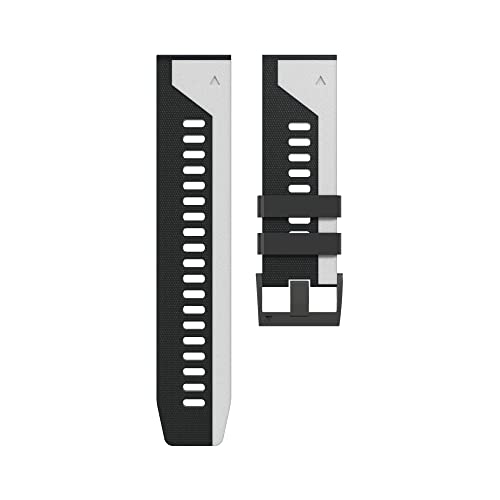 Ersatz-Armband für Garmin Fenix 6X 6 Pro 5X 5 Plus 7 7X 3 3HR Easyfit 22 26 mm Silikon Schnellverschluss-Armband, 22mm Fenix 6 6Pro, A von Generisch