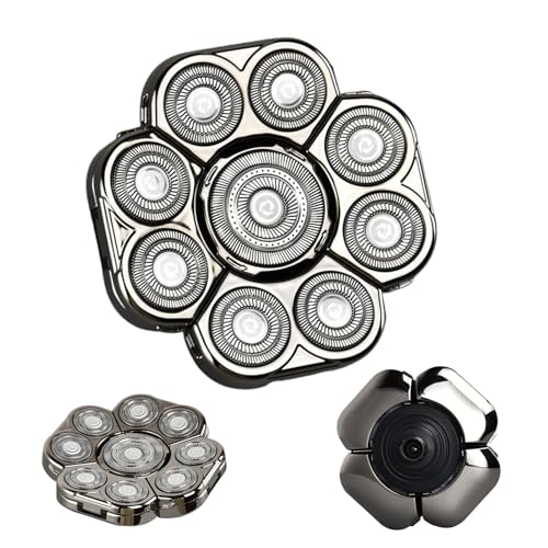 Ersatzköpfe für 9 Extreme Speed Körperköpfe, Ersatzköpfe für Elektrorasierer, Ersatzköpfe für Extreme Speed Rasierer mit Doppelring von Generisch