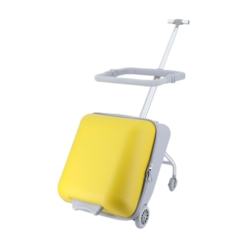 Erweiterbarer Kinder-Handgepäckkoffer mit Spinner-Rädern – leichtes Aufsitzgepäck, verstellbarer Griff für einfaches Reisen von Generisch