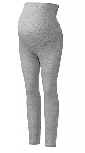 Esmara Damen Umstandsleggings Schwangerschafts-Leggings Hoher Baumwollanteil (DE/NL/SE/PL, Alphanumerisch, M, Regular, Regular, Grau) von Generisch
