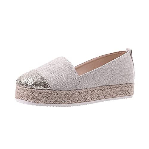 Espadrilles Damen Slip On Bequem Espandrillos Damen Absatzschuhe Plateau Schlupfschuhe Leinen Walkingschuhe Orthopedic Leinenschuhe Platform Freizeitschuhe Ohne Schnürer Stoffschuhe sommerSchuhe Espadrilles Damen Slip On Bequem Espandrillos Damen Absatzschuhe Plateau Schlupfschuhe Leinen Walkingschuhe Orthopedic Leinenschuhe Platform Freizeitschuhe Ohne Schnürer Stoffschuhe sommerSchuhe von Generisch