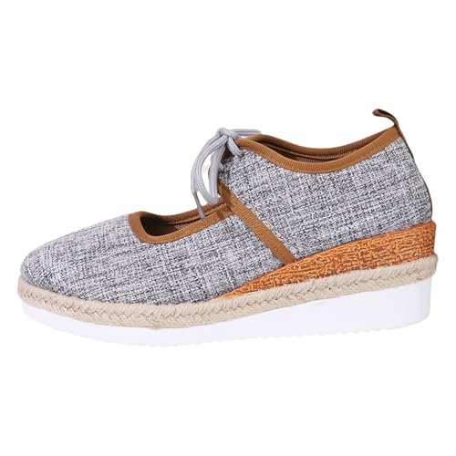 Espadrilles Für Damen Sandalen Wedges Boho Plateau Schuhe Sommer Elegant Sommerschuhe Espandrillos Keilabsatz Vorne Geschlossen Latschen Espadrilles Für Damen Sandalen Wedges Boho Plateau Schuhe Sommer Elegant Sommerschuhe Espandrillos Keilabsatz Vorne Geschlossen Latschen von Generisch