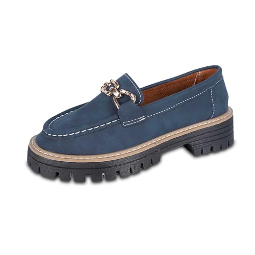 Espadrilles für Damen Plattform Blockabsatz Mokassins Loafer Einzelschuhe Schlupfschuhe Segelschuhe Bootsschuhe Flache Schuhe Mary Janes Pumps Sommerschuhe Ballschuhe Damenschuhe Stoffschuhe von Generisch