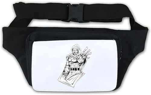 Evil Robot Man Hüfttasche Bauchtasche weiß von Generisch