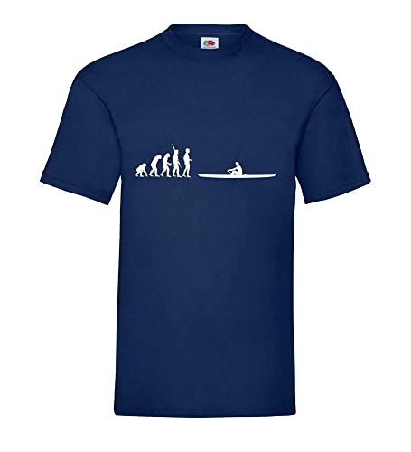 Evolution Rudern Männer T-Shirt Navy 3XL von shirt84