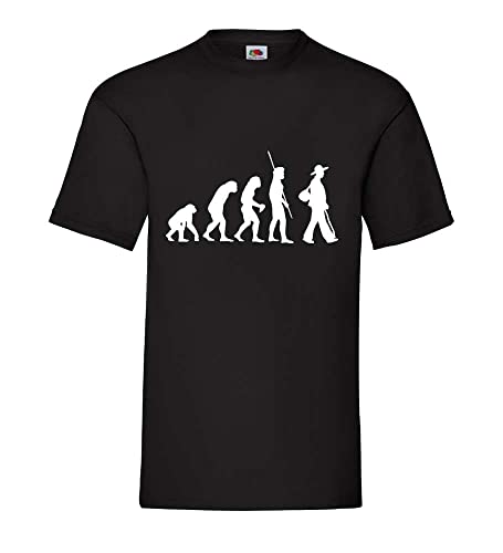 Evolution Zimmermann Männer T-Shirt Schwarz M von shirt84