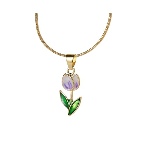 Exquisite Blumen-Halskette für Damen, romantischer Zirkon, Mond, Katze, Kirschblüte, Schlüsselbeinkette, Halsketten, Hochzeitsschmuck, Einheitsgröße von Generisch