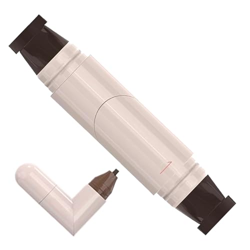Eye Liner Stamp Pen, Eye Liner Stempel | Augenschablone | Doppelendes wasserdichtes schmudgedes Liner Bleistiftstempel Stempel langlebiges Make-up-Werkzeug für die Augenbrauenformung von Generisch
