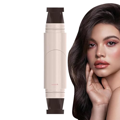 Eye Liner Stempelwerkzeug, Eye Liner Stamp Pen | Smudge-Proof Eye Schablone - Doppelendes wasserdichtes schmudgedes Liner Bleistiftstempel Stempel langlebiges Make-up-Werkzeug für die Augenbrauenformu von Generisch
