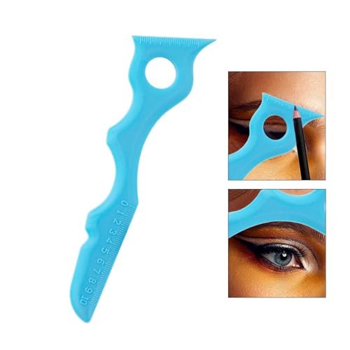 Eyebrow -Konturschablonen, Lippenlinerschablonen für Make -up,Wiederverwendbare Silikon -Augenbrauenschablonen - Multifunktionales Mascara Shield Pad Silicon Lidschatten -Shaper -Werkzeug für das tägl von Generisch