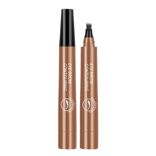 Eyebrow Pen - 4 Dehnungspunkte Gabeltee Augenbrauenstift | Wasserdicht langfristiger Augenbrauenstift | Make -up -Stift für Frauen -Augenmädchen von Generisch